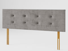 Presley Headboard 60 cm - Firenza Velour - Silver