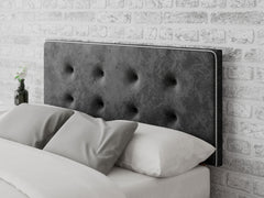 Presley Headboard 60 cm - Mirazzi Velvet - Black