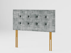 Presley Headboard 60 cm - Distressed Velvet - Platinum