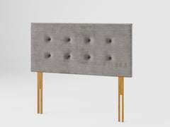 Presley Headboard 60 cm - Firenza Velour - Silver