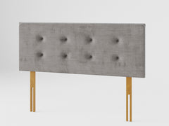 Presley Headboard 60 cm - Firenza Velour - Silver