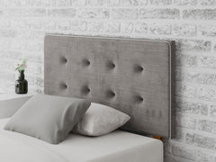 Presley Headboard 60 cm - Firenza Velour - Silver