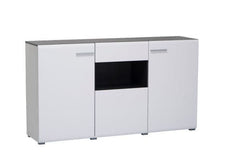 Royce White 3 Door Sideboard