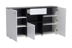Royce White 3 Door Sideboard