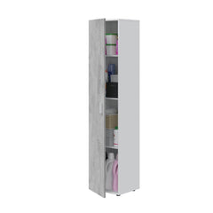 Ruben Narrow Grey & White 1 Door Universal Utility Storage Cupboard