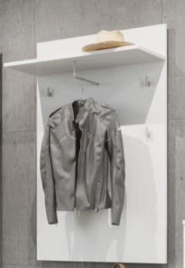 Santino White Gloss Hallway Coat Rack