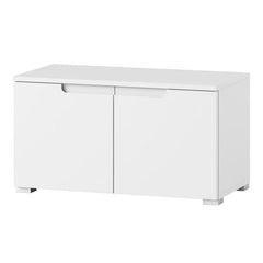 Santino White Gloss Hallway Storage Cupboard