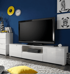Santino White High Gloss TV Cabinet S9