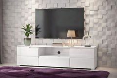 Santino White High Gloss TV Cabinet S9