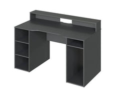 Sega Dark Grey Gaming Desk With Hutch