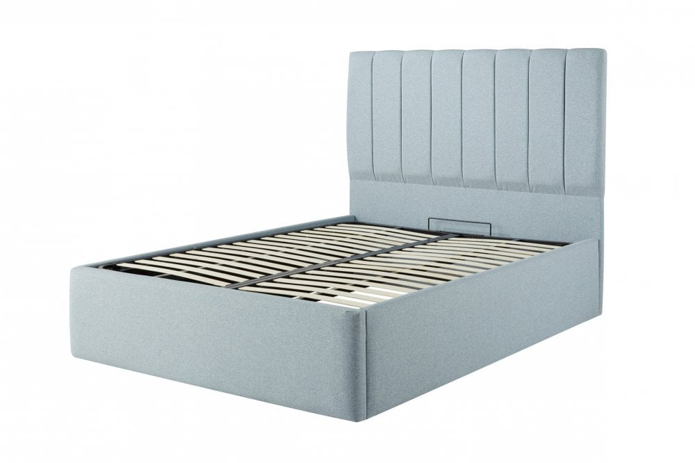 Perth Bed Frame With Ottoman Gas Lift Storage Option Low End