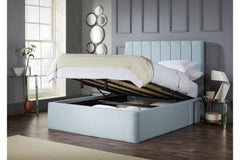 Perth Bed Frame With Ottoman Gas Lift Storage Option Low End