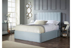 Perth Bed Frame With Ottoman Gas Lift Storage Option Low End