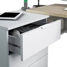 Siena Oak And White Desk