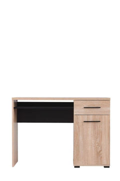 Telmo Sonoma Oak Effect and Black Desk