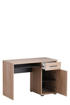 Telmo Sonoma Oak Effect and Black Desk