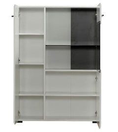 Terrento White Short Display Cabinet