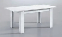 Tevez White Extending Dining Table