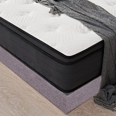 Sleep Tight 1000 Pocket Memory Gel Pillow-Top Breathable Mattress Medium Firm
