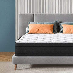 Sleep Tight 1000 Pocket Memory Gel Pillow-Top Breathable Mattress Medium Firm
