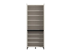 Toshiro Cashmere Taupe 40 Pair Tall Shoe Cabinet Cupboard