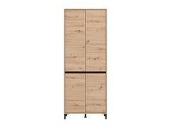 Toshiro Oak Effect 40 Pair Tall Shoe Cabinet Cupboard