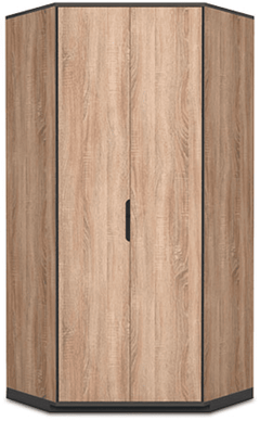 Vant Oak Effect 2 Door Corner Wardrobe