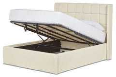 Joyous Wing Bed Frame With Ottoman Gas Lift Storage Option Low End