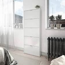 Zappa Shoe Cabinet White Gloss