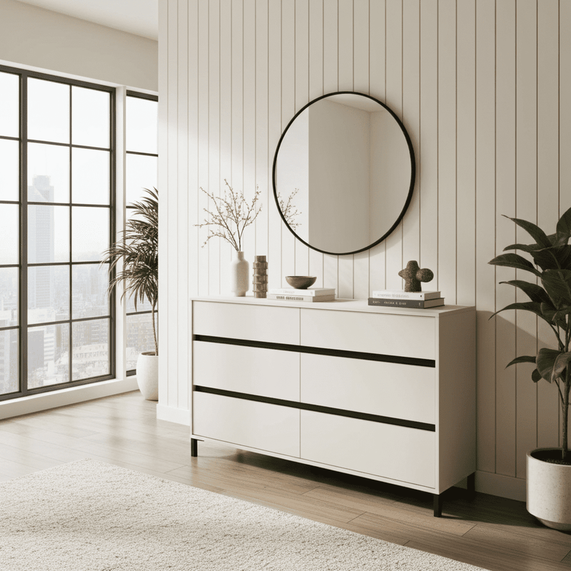 Zavaro Cashmere Wide Chest Of Drawers