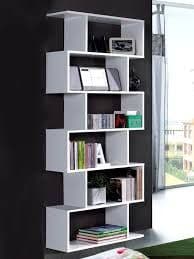 Zing White Gloss Bookcase