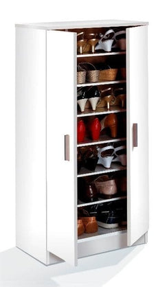 Zuldy White Shoe Cupboard