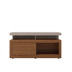 Flat Screen Tv Unit, Oak Effect & Grey