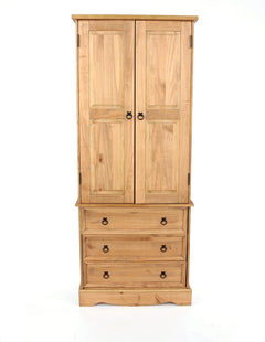 3 Wooden Drawer Wardrobe 