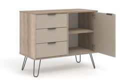 Small Sideboard With 1 Doors, 3 Drawers