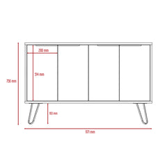 Large 4 Door Sideboard