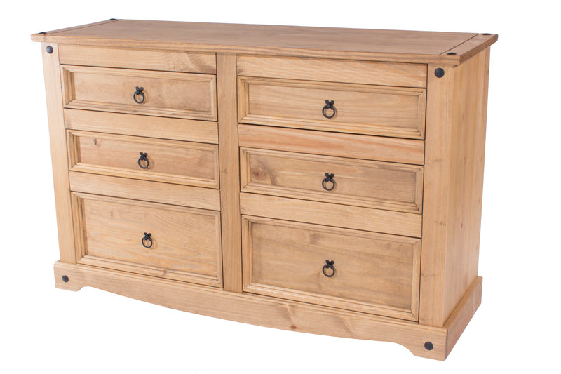 3+3 Drawer Wide Chest