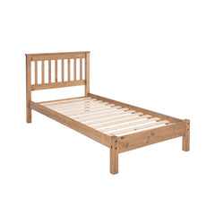 Corona Wooden 3ft Single Bed Frame Slatted Low End Bedstead