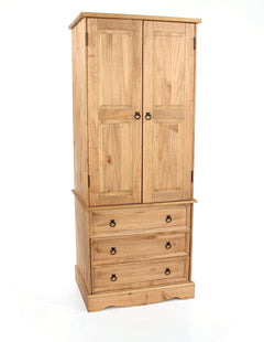 3 Wooden Drawer Wardrobe 