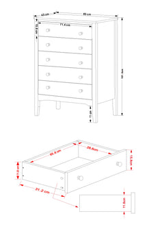 5 Drawer Chest