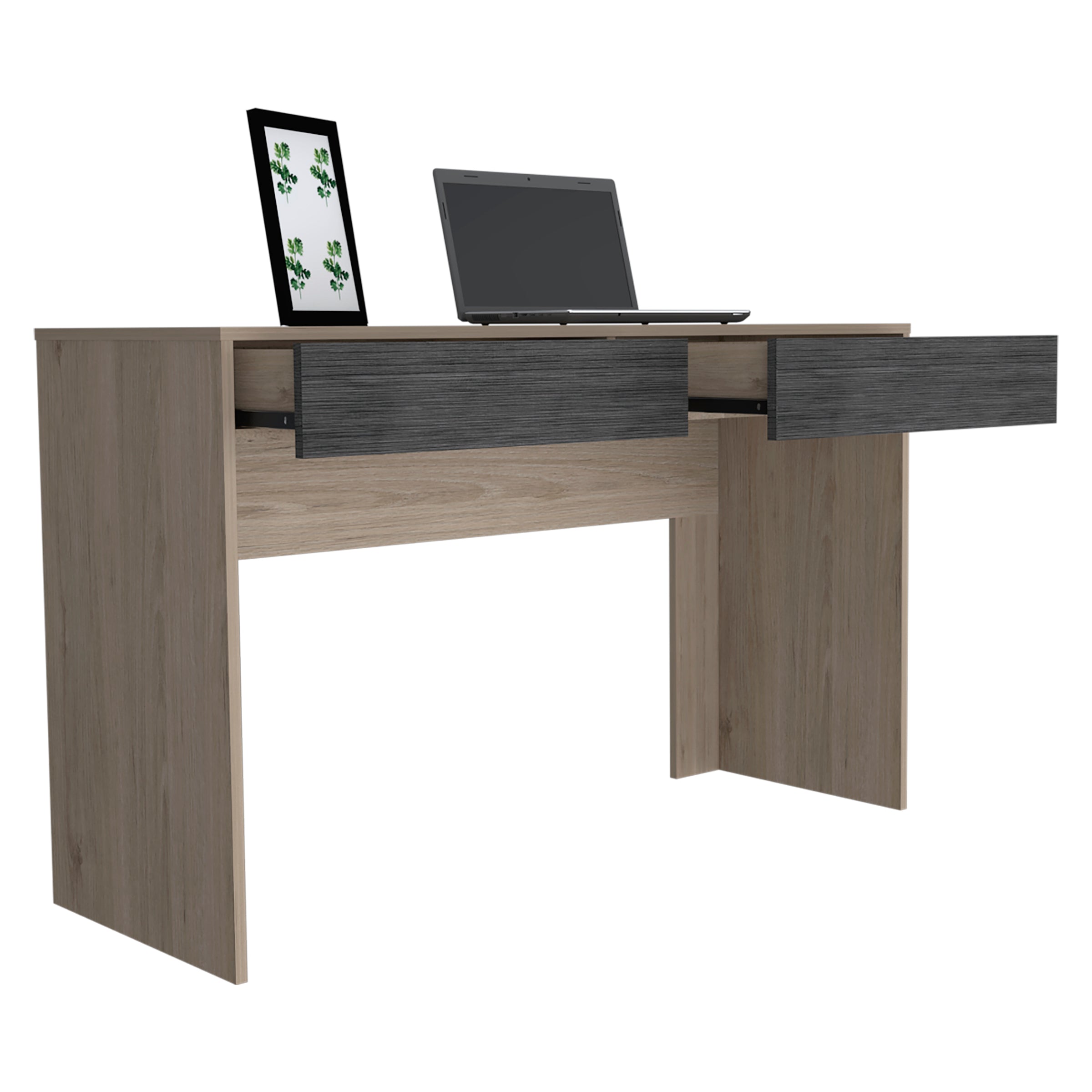 2 Drawer Wooden Desk