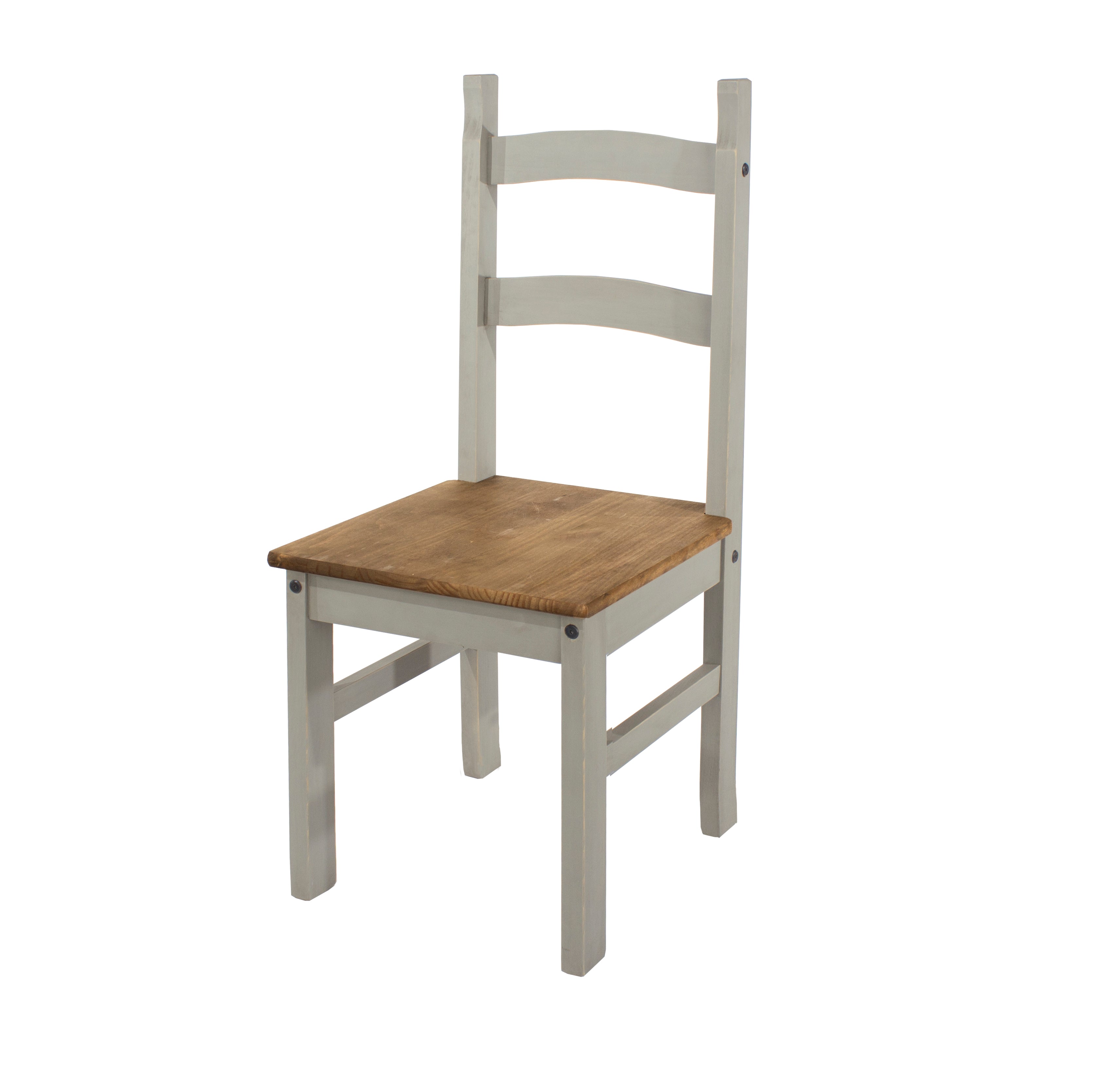Solid Pine Chairs (Pair)