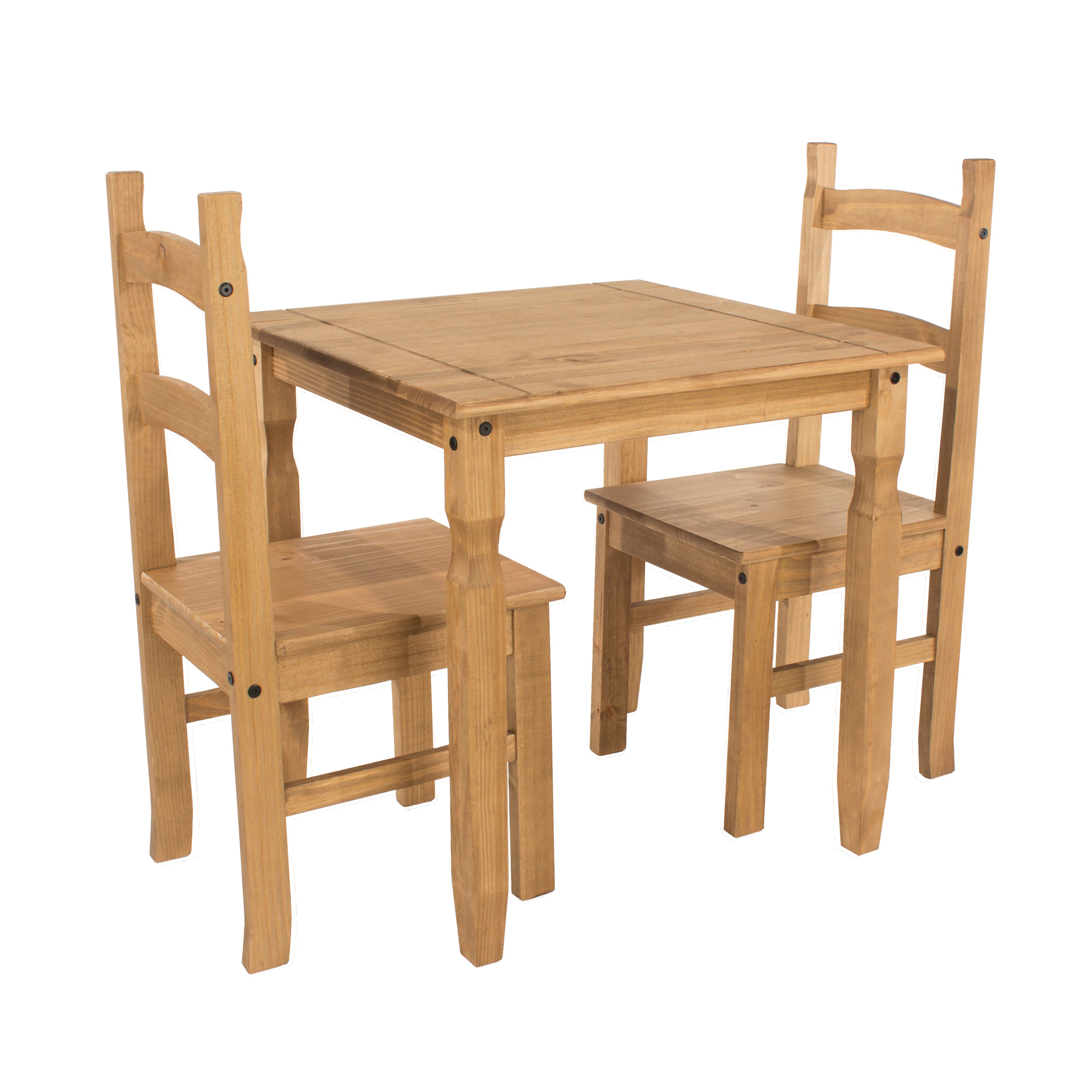 Square Dining Table & 2 Chair Set