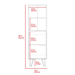 Tall Bookcase, With 2 Doors