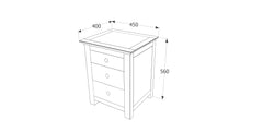 3 Drawer Home Cabinet