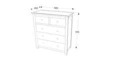 2+3 Drawer Chest 