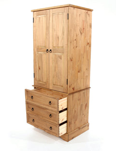 3 Wooden Drawer Wardrobe 