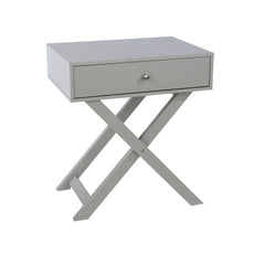 X Leg 1 Drawer Petite Bedside Cabinet