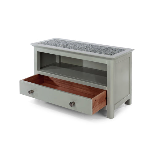 Image of Wooden TV Stand with Drawers
