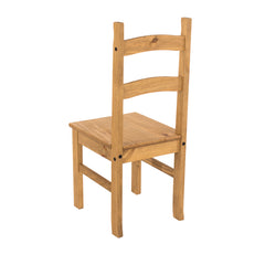 Solid Pine Chairs (Pair)